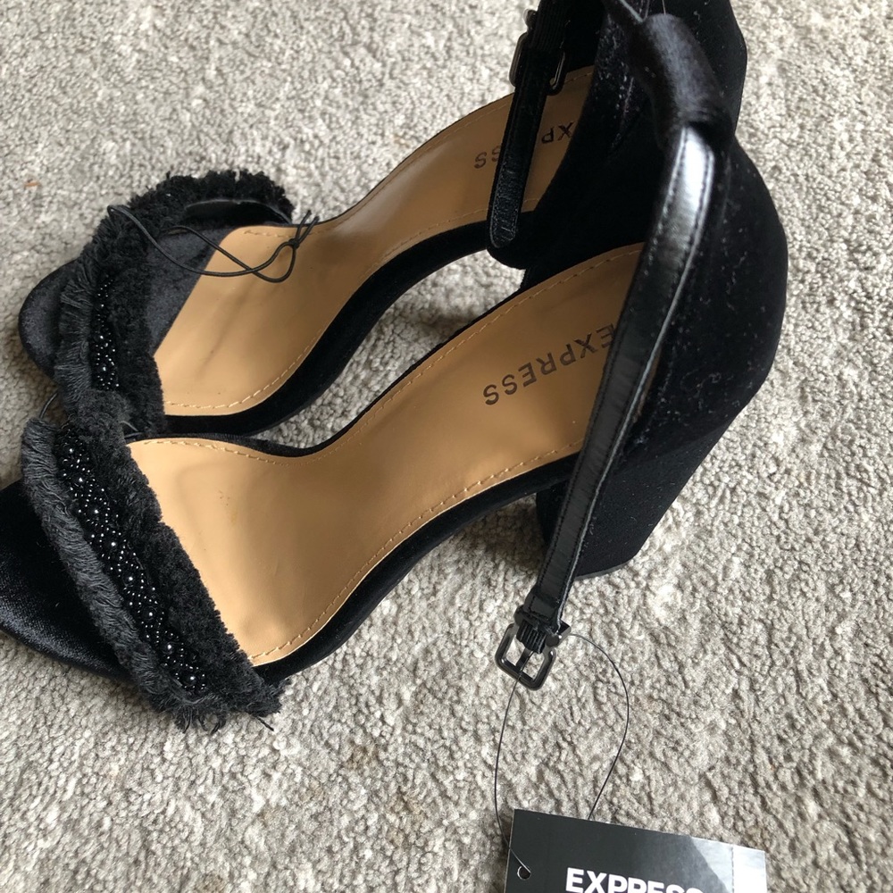 Black high heels
